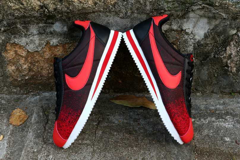 nike cortez 2014 femme acheter beau baskets 2014 Gradient rouge noir outlet